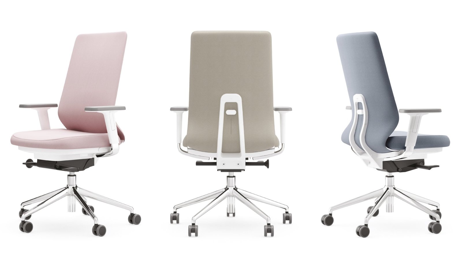 Sillas de oficina ergonómicas Pyla de ICF en puestos operativos