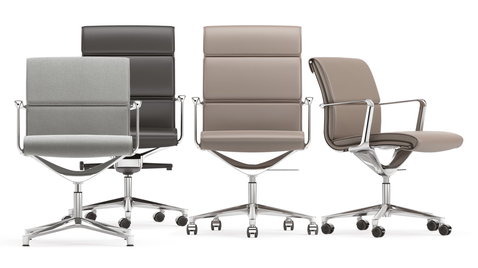 Sillas de dirección Una Chair de ICF en una sala de reuniones