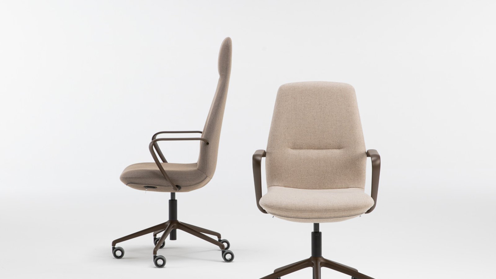 Silla de dirección Synua de Milani en un despacho de dirección