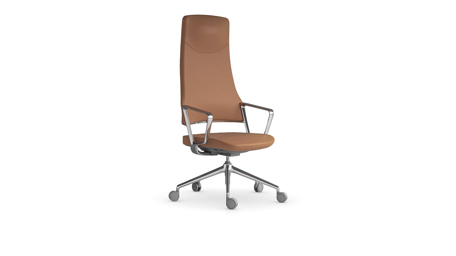 Sillón de dirección Aventador de Quinti con respaldo alto