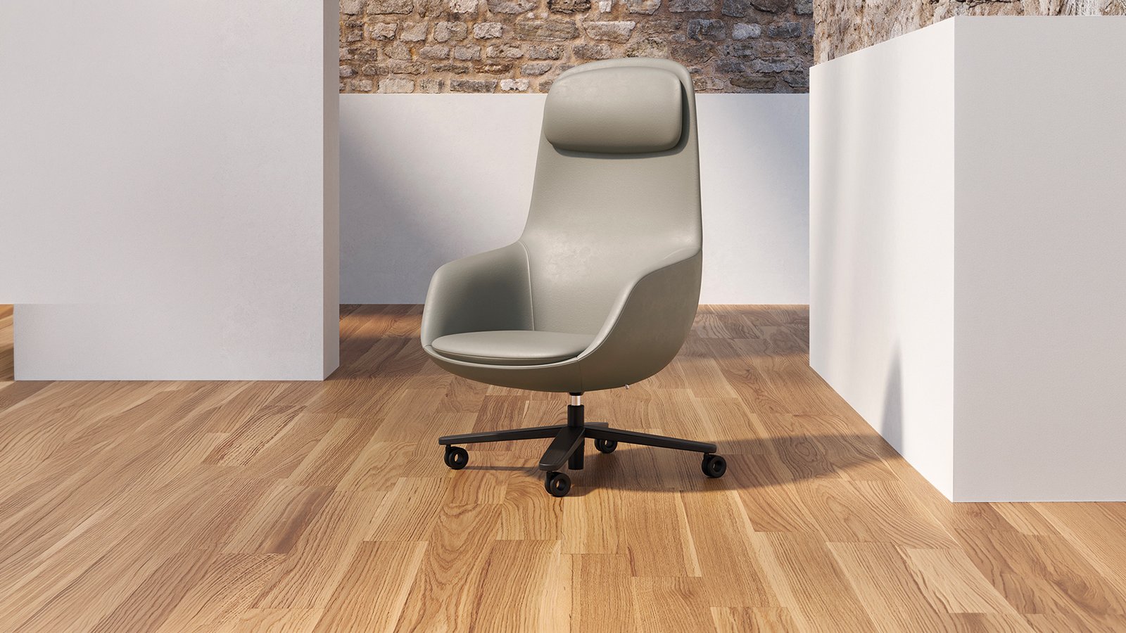 Sillones de dirección Radar de Frezza en un despacho