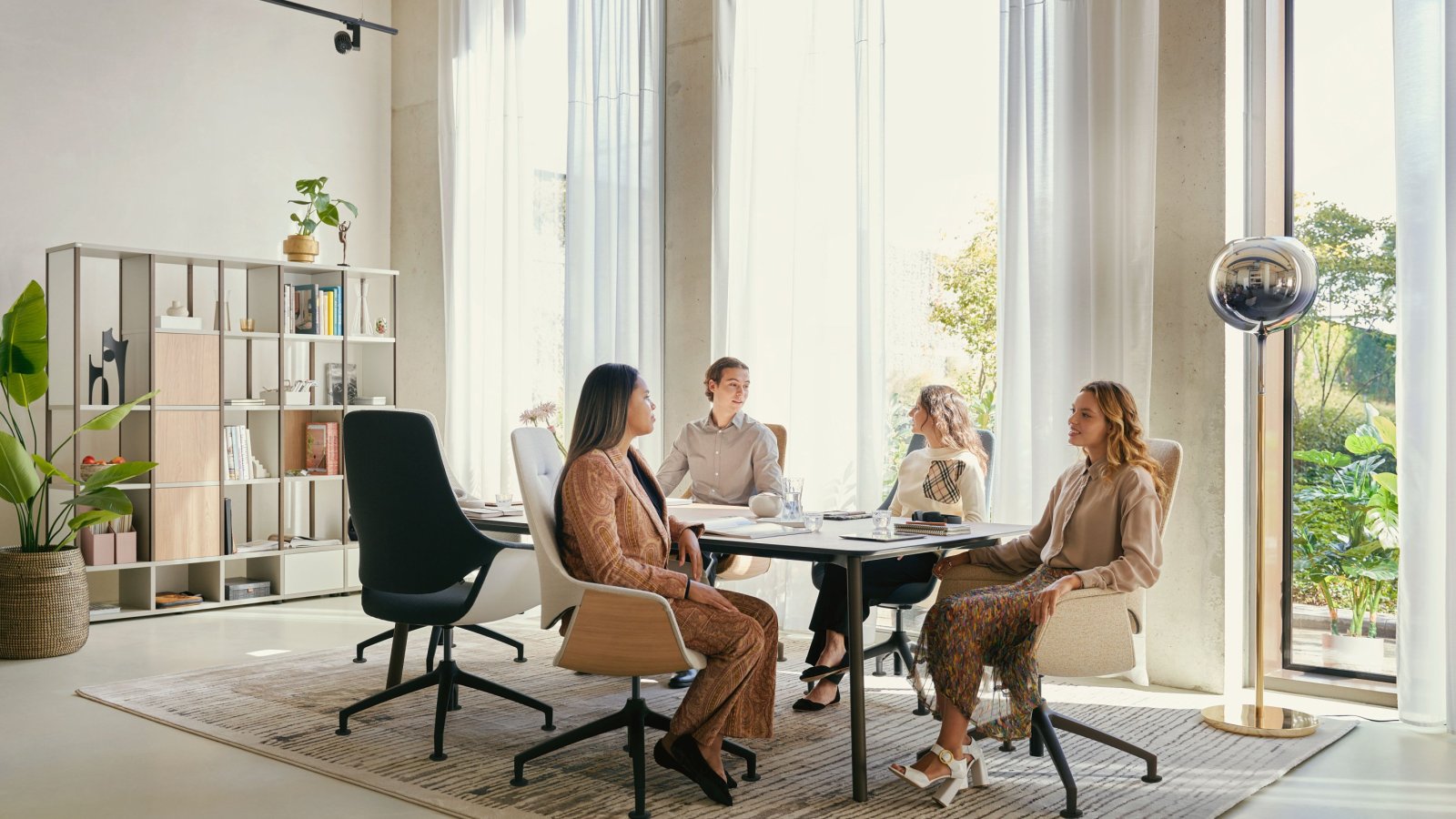 Silla para reunión se:mission de Sedus con respaldo medio