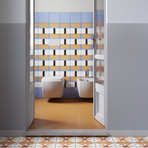 Azulejo Scheme de la colección Mattonelle Margherita de Mutina