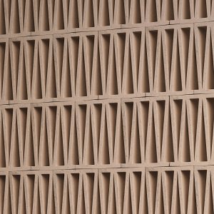 Bloque Celosia de barro extrusionado