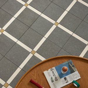 Gres Time en color Etna Black con textura Rough