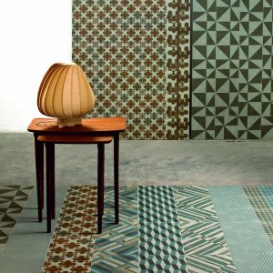 Baño de dirección con patchwork Azulej