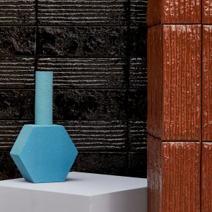 Ladrillo Chamotte en el color brillante Blu