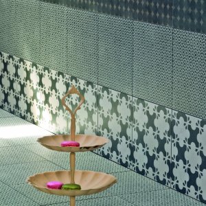 Detalle del motivo Azulej Estrela de Mutina