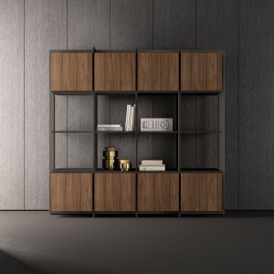 Muebles altos Bold58 con marco de aluminio