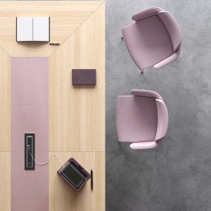 Mesa cuadrada Arche de 160 cm para ocho