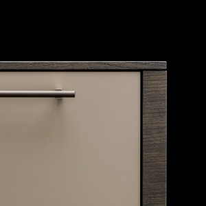 Cajonera móvil Arche sobre ruedas en roble