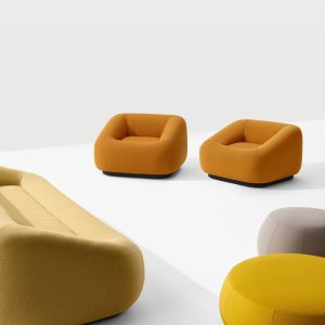 Sofá Aom desmontado para reciclaje