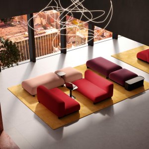 Mesa fija entre dos módulos Ralik