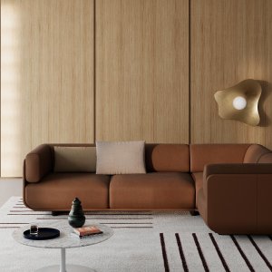Detalle de esquina del sistema modular Shaal