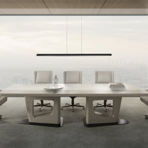Mesa de reuniones redonda de la colección