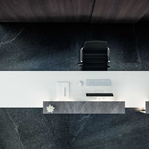 Top access de aluminio con enchufes y USB en el sobre Lux
