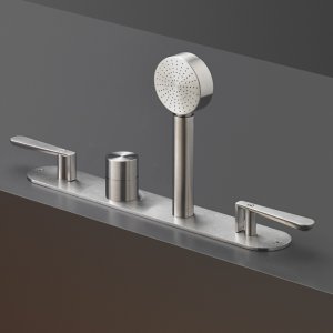 Detalle del mando redondeado Lutezia, diseño Jean-Michel Wilmotte