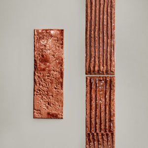 Combinación de módulos y colores Chamotte en pared