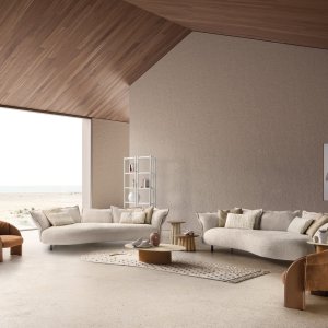Composición modular del sofá lounge Nuvola