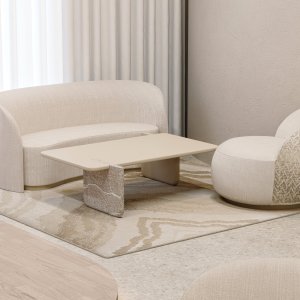 Ginza de Codutti: la mesa de reuniones que el fabricante propone también como mesa de comedor