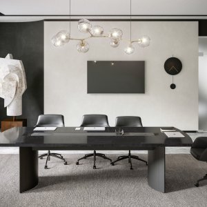 Librería consola Mithos con focos LED integrados