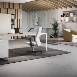Puesto operativo D1 en un open space