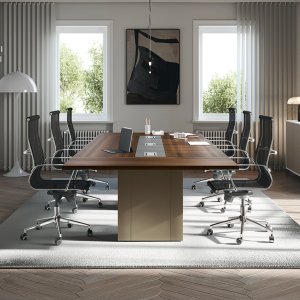 Mesa de reunión GO en una sala de juntas