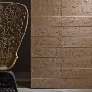Detalle de la textura Bas-Relief Garland de Mutina