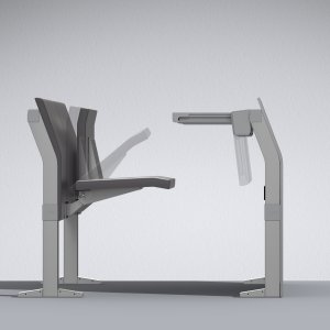 Asiento y respaldo tapizados del sistema E5000