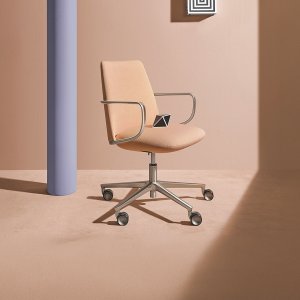 Apoyabrazos de aluminio fundido del sillón Elinor