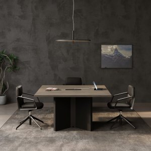 Mueble alto Elite con cerradura de varillas y tiradores puente negros