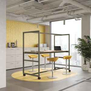 Estructura Be.1 en blanco RAL 9010