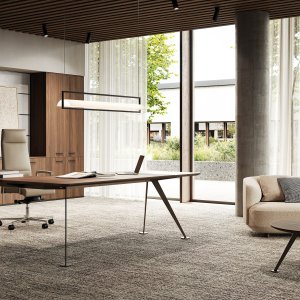 Tapa elevable de cristal al ácido del mueble Spike