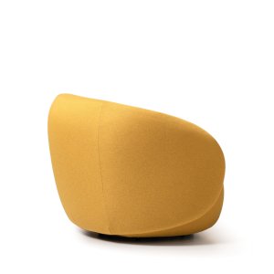 Sillón Hill sin brazos, 80 × 80 cm, tapizado en tejido