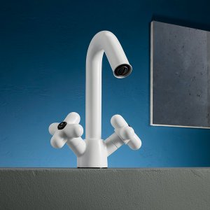 Monobloque de lavabo I Balocchi de Fantini en negro mate