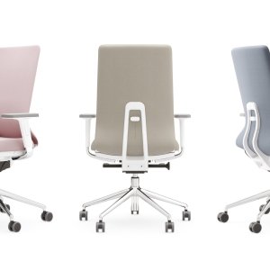 Sillas de oficina ergonómicas Pyla de ICF en puestos operativos