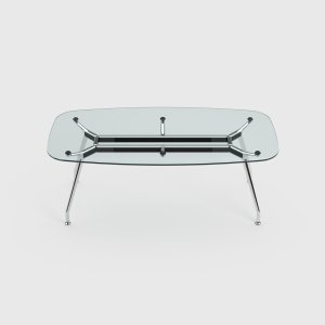 Viga de aluminio extruido del sistema UniTable de ICF con línea decorativa negra