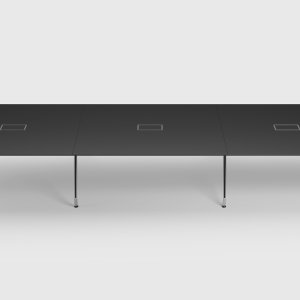Mesa de despacho direccional UniTable de ICF con tablero rectangular