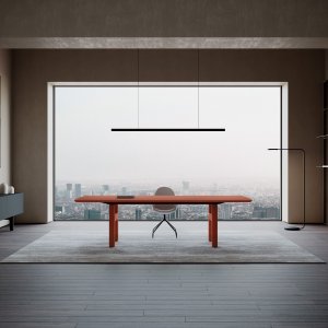 Mesa de dirección Hito de IVM Office con sobre FENIX Negro Ingo mate