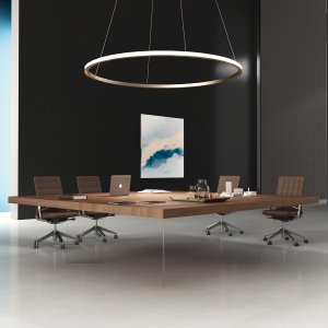 Acabado de cemento artesanal en una mesa Kyo