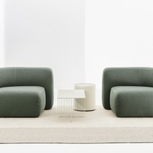 Sofá modular Suiseki diseñado por Andrea Steidl
