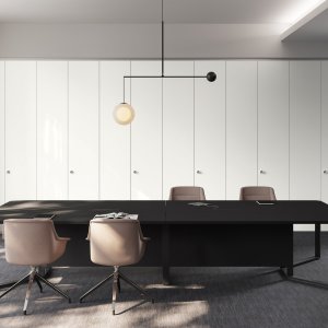 Detalle de la pata I-Meet 70 x 20 mm cromada con nivelador