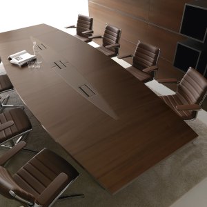 Aparador bajo Lloyd H 86 con tapa en EcoPelle Brown