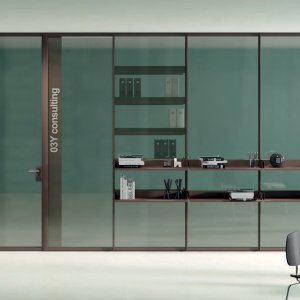 Panel de vidrio decorado del sistema Simple Bold de Luconi