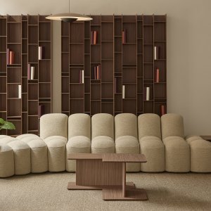 Reposabrazos curvo del sistema modular Array