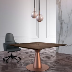 Mesa redonda Metar de 160 cm para reuniones breves