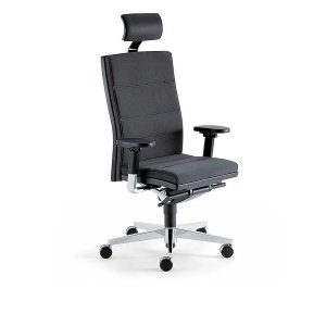 Sillas operativas para salas de control: Sedus mr.24 con apoyo cervical confort en piel
