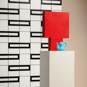 Azulejo Rhombus Black de la colección Mattonelle Margherita de Mutina
