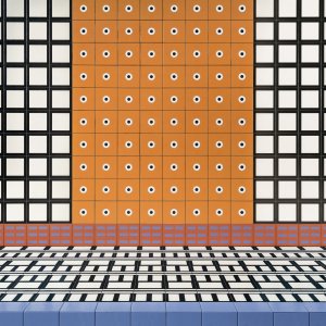Azulejo Spring Pink de la colección Mattonelle Margherita de Mutina