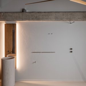 La colección Opus instalada en el showroom CEA de Gante